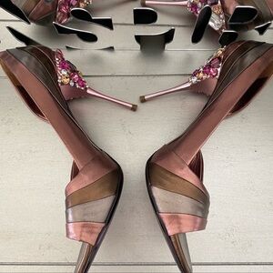 Miu Miu jeweled heels! Stunning! New